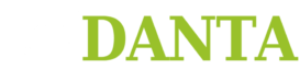 A black background with green letters that say " dan ".